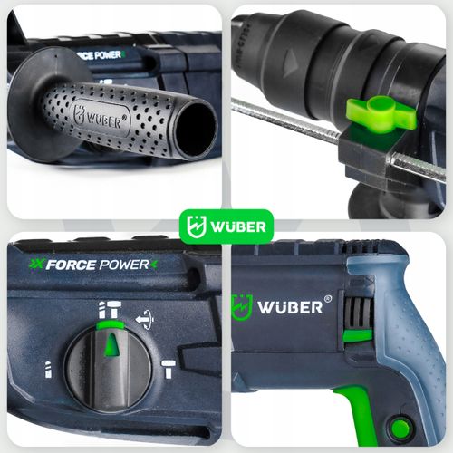 Młotowiertarka Wuber SDS Plus 2500 W na Arena.pl