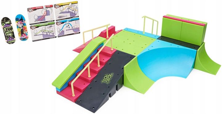 TECH DECK RAMPA NEON PARK DESKOROLKI SKATEPARK zdjęcie 12