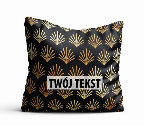 Poduszka Dekoracyjna GEOMETRYCZNA  z Twoim napisem G43 na Arena.pl