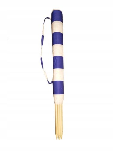 parawan plażowy 5m biało niebieski pasy na Arena.pl