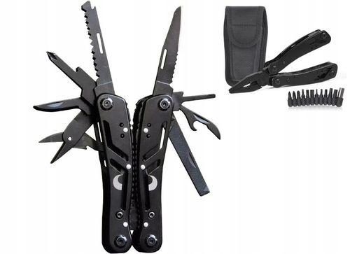 MULTITOOL NARZĘDZIE WIELOFUNKCYJNE SCYZORYK 21w1 ZESTAW BITÓW ETUI ZESTAW na Arena.pl