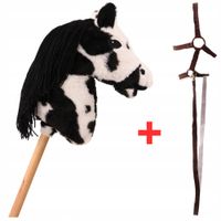 HOBBY HORSE ZESTAW A3 DUŻY KONIK + WODZE + KANTAR PREZENT DLA DZIECKA