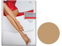 Rajstopy bez palców 15 den majtki typu string Nude 3