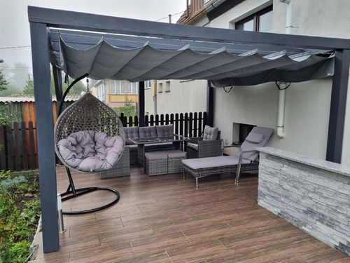 ROLETA RZYMSKA PRZECIWSŁONECZNA WODOSZCZELNA ZWIJANA NA DACH SZARA 2,5X3 na Arena.pl