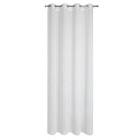 Firana na przelotkach CARLA 140x250 biała