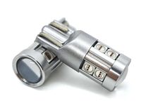 W5W żarówka LED T10 12-24V CANBUS 500lm 8 kolorów Czerwona