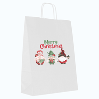 Torby świąteczne duże 32 x 12 x 41 cm Elfy