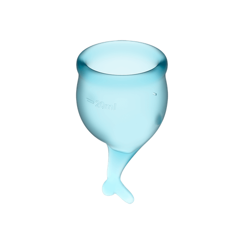 Satisfyer Feel Secure Menstrual Cup Set Light Blue na Arena.pl