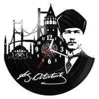 Zegar ścienny z płyty winylowej 499.14