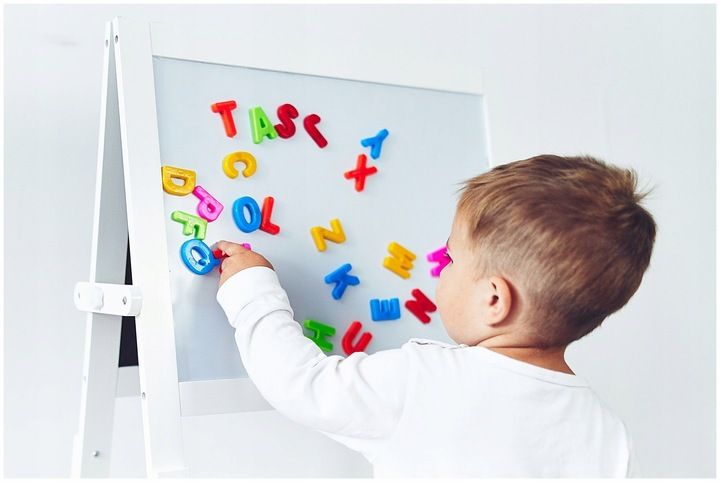 TABLICA DWUSTRONNA MAGNETYCZNA KREDOWA SUCHOŚCIER. zdjęcie 2