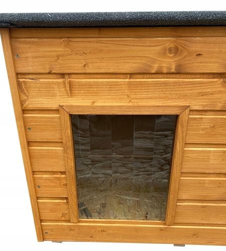 Buda dla Psa Premium Ocieplona Podłoga i Dach 2XL 96 x 65 Teak na Arena.pl