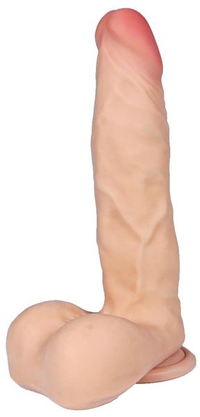 Realistyczny Penis Z Wibracją I Przyssawką - Loveclonex Herkules 8" zdjęcie 2
