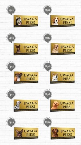 Tabliczka Aluminiowa Ostrzegawcza UWAGA ZŁY PIES na Arena.pl
