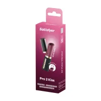 satisfyer pro 2 kiss air pulse - kompaktowy model z technologią 4d