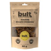 PRZYSMAK DLA PSA - NATURALNY GRYZAK SUSZONE ŻOŁĄDKI DROBIOWE 80g | BULT