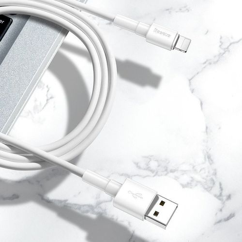 Kabel USB Lightning Baseus Mini 2.4A 1m (biały) na Arena.pl