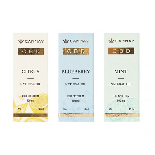 Olejek CBD 5% MINT 10ml CANNAY na Arena.pl