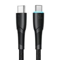 kabel przewód starry series usb-c - usb-c 60w 1m czarny