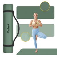 Mata gimnastyczna do ćwiczeń joga pilates fitness 183x61cm gruba 1cm TPE