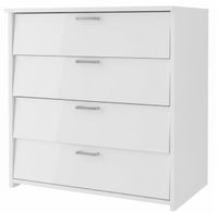 Szafka Na Buty Obuwie 5 Szuflad Biała Mat Do Przedpokoju 80 Cm