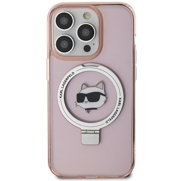Etui Karl Lagerfeld do iPhone 15 Pro Max, Różowy, MagSafe zdjęcie 3