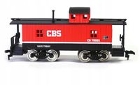Wagonik H0 1:87 wagon z budką