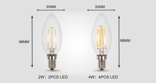 Żarówka LED E14 4 W OZDOBNA FILAMENT CIEPŁA na Arena.pl