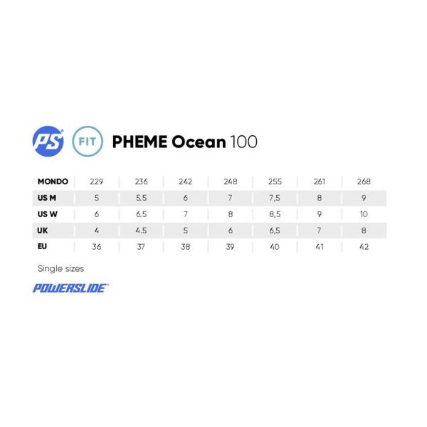 Rolki Powerslide Pheme Ocean 100 41 zdjęcie 2