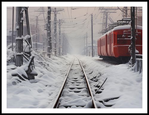 Plakat 80x60cm Podróż po Torach na Arena.pl