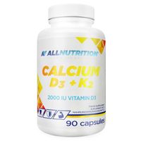 Allnutrition Calcium D3 + K2 90kap WAPŃ WITAMINY KOŚCI STAWY MIĘŚNIE