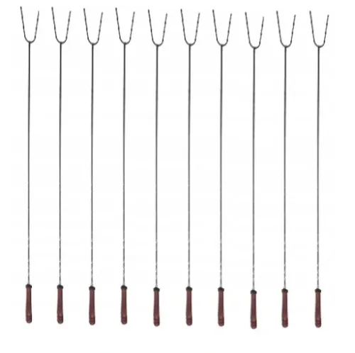 WIDEŁKI + PODPÓRKI OGNISKO KIEŁBASA 140CM PO 10SZT na Arena.pl