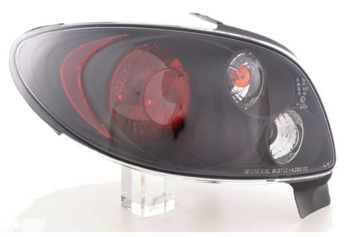 NOWE Lampy Tylne Do PEUGEOT 206 HATCHBACK OD 10.1998Roky BLACK Atest na Arena.pl