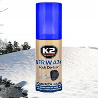 K2 ODMRAŻACZ DO ZAMKÓW GERWAZY -60°C SMARUJE I CHRONI PRZED MROZEM I LODEM