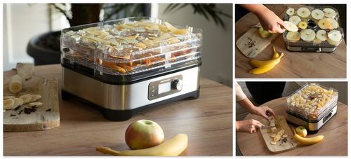 DUŻA Suszarka do grzybów spożywcza owoców i warzyw 5 poziomów + na Arena.pl