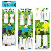 Zakładka Edukacyjna Dwustronna Ściąga Tabliczka Mnożenia Gra Henry