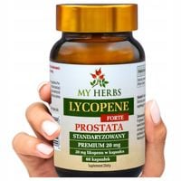 Likopen lycopene forte antyoksydant zdrowie prostaty układ serce 20mg 60szt