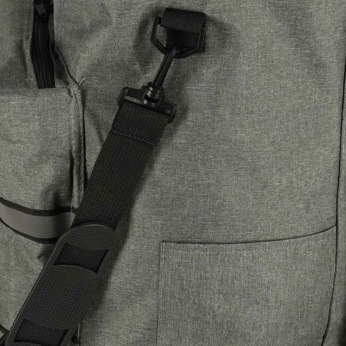 Wózek Zakupowy Torba Zakupowa Szara na Kółkach z Uchwytem na Zakupy na Arena.pl