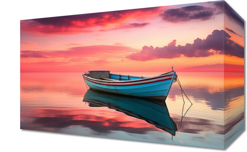 Obraz 30x20cm Spokój przed Połowem zdjęcie 1