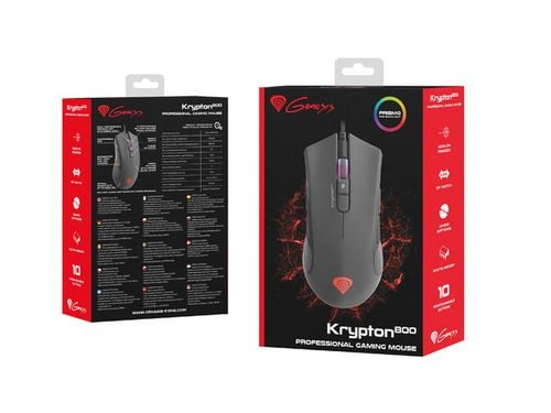 Mysz Genesis Krypton 800 PMW3330 symetryczna na Arena.pl
