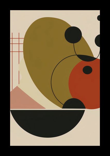 Plakat 20x30cm Geometryczny Balans zdjęcie 2