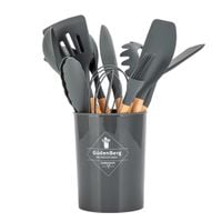 zestaw 12 przyborów kuchennych w stojaku e-6289