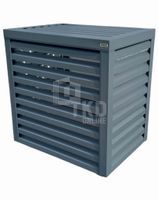 Osłona klimatyzatora - pompy ciepła 80x50x130 cm antracyt TKD458