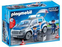 2 x PLAYMOBIL POLICJA POLICYJNY SAMOCHÓD TERENOWY RADIOWIÓZ ŚWIATŁO DŹWIĘK