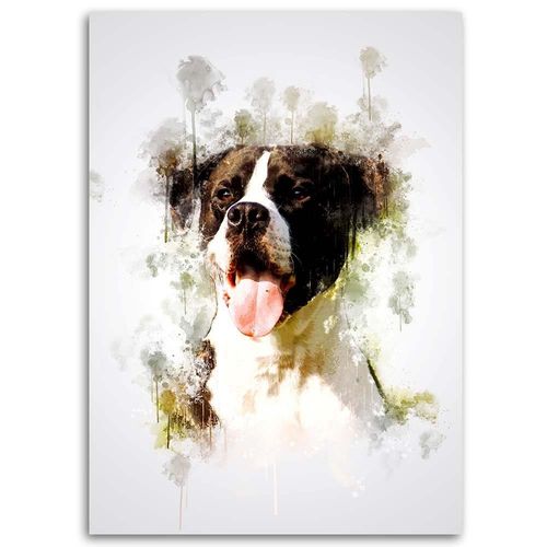 Obraz na płótnie – Canvas, Portret psa 70x100 na Arena.pl