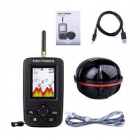 ECHO-SONDA ECHOSONDA WĘDKARSKA SONAR BEZPRZEWODOWA DO ŁÓDKI ZANĘTOWEJ