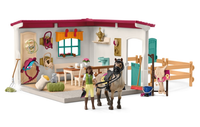 SCHLEICH HORSE CLUB ZESTAW SIODLARNIA FIGURKI KOŃ JEŹDZIEC 42591