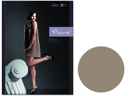 Rajstopy błyszczące satynowy połysk Idalia Fiore Cappuccino 2 na Arena.pl