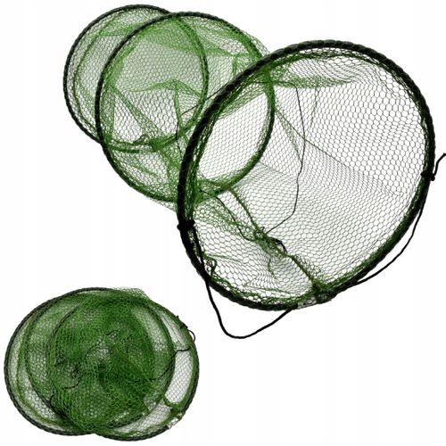 SIATKA na ryby wędkarska 3 obręcze 29 cm x 68 cm na Arena.pl