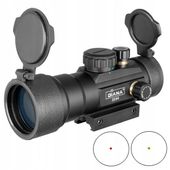 3X44 KOLIMATOR TAKTYCZNY Z CZERWONĄ KROPKĄ DO POLOWAŃ Z WIATRÓWKI