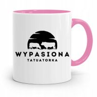Dla Tatuażystki Tatuażysty Kubek Różowy Na Prezent Z Nadrukiem Ze Zdjęciem